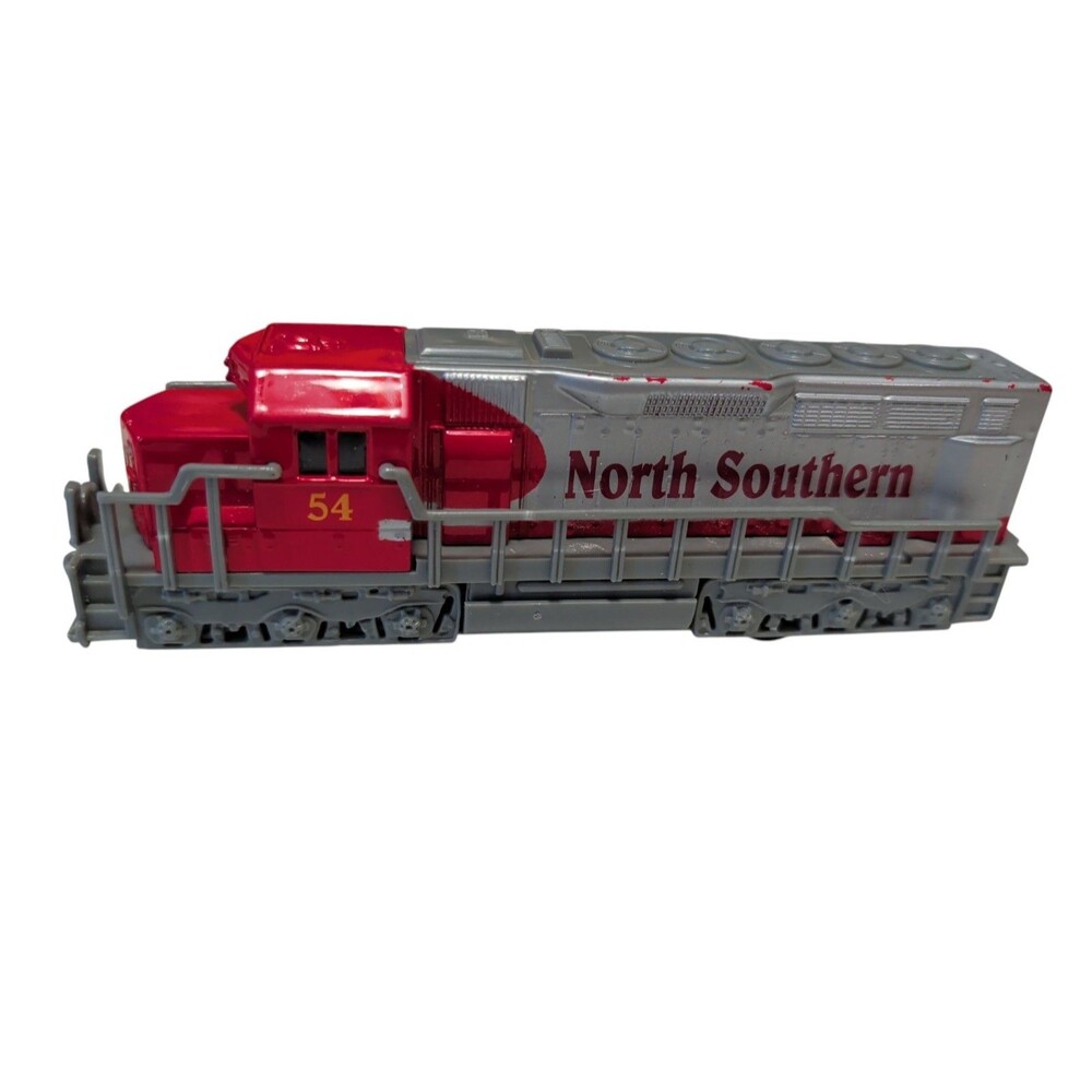 Shing Fat Working Pull Back & Go 7" Freight Loco North Southern Gray, Red Engine
